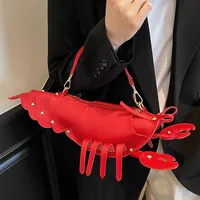 Crayfish Bag Chain Cute Small Bag New Cute Crossbody Bag New Style Distinctive Women's Bag Trendy Girl's Didi Trendy Bag main image 4
