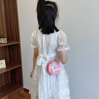 Children's Western-style Candy-colored Flower Crossbody Bag Laser Windmill Coin Purse Girls' Chain Shoulder Bag main image 2