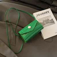 Fashion Foreign Trade Children's Bag Stylish Girls' Crossbody Bag New Solid Color Children's Mini Bag Coin Purse sku image 6