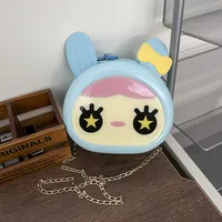 New Children's Hard Shell Cartoon Coin Purse Boy's And Boy's Lucky Rabbit Crossbody Bag Cartoon Cute Shoulder Bag sku image 2