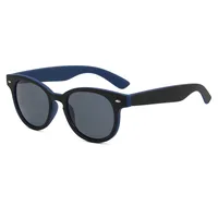 Casual Retro Classic Style Solid Color PC UV400 Protection Oval Frame Full Frame Glasses main image 6