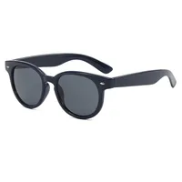 Casual Retro Classic Style Solid Color PC UV400 Protection Oval Frame Full Frame Glasses main image 8