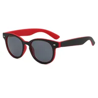 Casual Retro Classic Style Solid Color PC UV400 Protection Oval Frame Full Frame Glasses main image 7