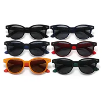 Casual Retro Classic Style Solid Color PC UV400 Protection Oval Frame Full Frame Glasses main image 4