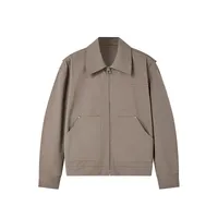 Jiezhan Men's Wear | Elastic Rivet Tooling Short Jacket  Men's Spring And Autumn Coat Lapel Logging Tooling sku image 5