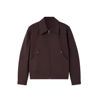 Jiezhan Men's Wear | Elastic Rivet Tooling Short Jacket  Men's Spring And Autumn Coat Lapel Logging Tooling sku image 1