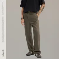Jie Zhan Men's Wear | American Style Show High Pants  Spring/Summer New Old Money Style Simple Dummy Casual Pocket Pants main image 2