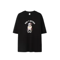 Jie Zhan Men's Wear | Fa Dou Fun Printed T-shirt  Spring/Summer New American Retro Heavy Casual Short Sleeve sku image 7