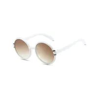 Cute Vintage Style Simple Style Solid Color Ac UV400 Protection Round Frame Full Frame Glasses main image 5