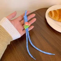 New Style Lanyard Miu Style Bag Pendant Accessories DIY Bag Hanging Mobile Phone Rope Bracelet Woven Rope Keychain Women's Woven Rope sku image 6