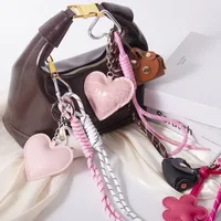 MIU Department Light Luxury Crocodile Pattern Love Bag Pendant Five-pointed Star Flower Woven Hand Rope Bag Accessories Wholesale Factory main image 1