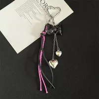 Wholesale New PU Leather Rope Keychain Pendant Ins Fashion All-match Bag Chain Pendant Accessories Diy Hand-woven sku image 2