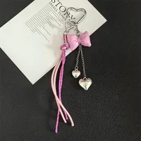 Wholesale New PU Leather Rope Keychain Pendant Ins Fashion All-match Bag Chain Pendant Accessories Diy Hand-woven sku image 3
