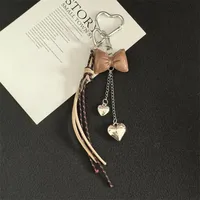 Wholesale New PU Leather Rope Keychain Pendant Ins Fashion All-match Bag Chain Pendant Accessories Diy Hand-woven sku image 4