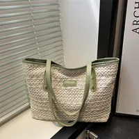New Casual Beautiful Atmosphere Simple Large Capacity Portable Tote Bag Commuter All-match One-shoulder Underarm Bag For Women sku image 1