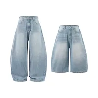 Jiezhan Men's Wear | Bamboo Scimitar Jeans 25 Spring And Summer New Clenfit Street Wide Leg Pants Loose Casual Pants main image 3