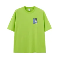 Jie Zhan Men's Wear | Summer Surfing Cute Embroidered T-shirt 25 Spring And Summer New American Street Dopamine Couple Short Sleeve sku image 9