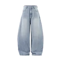 Jiezhan Men's Wear | Bamboo Scimitar Jeans 25 Spring And Summer New Clenfit Street Wide Leg Pants Loose Casual Pants sku image 7