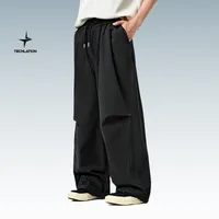 Jie Zhan Men's Wear | Four-sided Elastic Quick-drying Air-conditioning Pants  Spring/Summer New Cool Quick-drying Paratroopers Workwear Ice Silk Pants main image 1