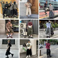 Jie Zhan Men's Wear | Seven-point Three-dimensional Cut Washing Scimitar Pants 25 Spring/Summer New Products Old Street Workwear Shorts Men main image 2