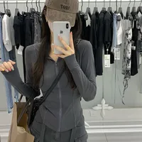 Tight New Yoga Sun Protection Clothing UV Protection Summer Slim Original Yarn Outdoor Sports Sun Protection Clothing Female UPF50 main image 2
