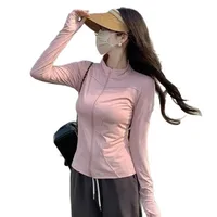 Sun Protection Clothing New Style Collar Casual Loose Ice Silk Breathable Summer Slim-fit Outdoor Sun Protection Clothing Yoga Jacket main image 5