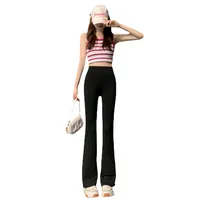 Shark Pants Flared Pants Women's Outer Wear Leggings High Waist Slim-Fit Slim-Fit Hip Tucking Spring And Autumn Yoga Horseshoe Pants main image 5