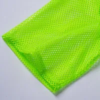 Exported To  1980s Party Dance Ladies Fishing Net Mesh T-Shirt Fishnet Shirt main image 4
