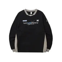 INF Men's | Retro Sports Stitching Long T-shirt  Fall/Winter New Fashion Brand American Stitching Design Leisure Long T sku image 4