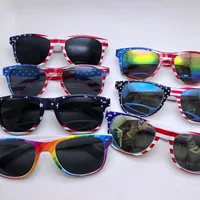 Sunglasses  Rice Nails Flag Glasses Ball Party American Flag Sunglasses Independence Day UV400 main image 3