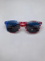 Sunglasses  Rice Nails Flag Glasses Ball Party American Flag Sunglasses Independence Day UV400 sku image 5