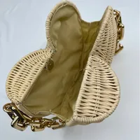 New Rattan Bag Conch Hand-woven Shell Bag Retro Trendy Shoulder Bag  Fashion Handbag main image 4