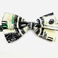 Men's Printed Bow Tie Flag US Dollar Independence Day National Gentleman British Suit Bow Factory Wholesale sku image 2
