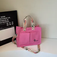 Tote Bag New New-style Casual Handbag Simple All-match Student Class Commuter Shoulder Crossbody Bag For Women sku image 3