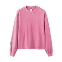 Jie Zhan Men's Wear | Dune Boxy Long T-shirt 25 Spring/Summer American Retro Tide Brand Pure Cotton 270G Washed Old Long Sleeve sku image 13