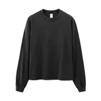 Jie Zhan Men's Wear | Dune Boxy Long T-shirt 25 Spring/Summer American Retro Tide Brand Pure Cotton 270G Washed Old Long Sleeve sku image 22