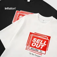 Jie Zhan Men's Wear | SellOut Letter Printed T-shirt  Spring/Summer New Pin Solona Cool Street Short Sleeve Men main image 2