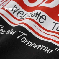 Jie Zhan Men's Wear | SellOut Letter Printed T-shirt  Spring/Summer New Pin Solona Cool Street Short Sleeve Men main image 3