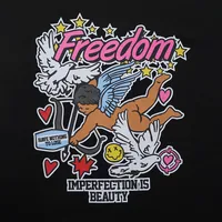 Jiezhan Men's Wear | Cupid Graffiti Printed T-shirt  Spring/Summer New American Fashion Brand Loose Crewneck Short Sleeve Men main image 3