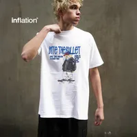 Jiezhan Men's Wear | Skateboard Bear Cartoon Printed T-shirt  Spring/Summer Fun Street Trend Casual Loose Short-sleeved Men main image 1