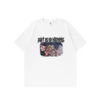 Jiezhan Men's Wear | Halloween Printed T-shirt  Spring/Summer New Fashion Brand Street American Casual Loose Short-sleeved Men sku image 4