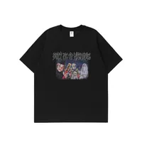 Jiezhan Men's Wear | Halloween Printed T-shirt  Spring/Summer New Fashion Brand Street American Casual Loose Short-sleeved Men sku image 6
