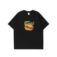 Jie Zhan Men's Wear | Fun Hamburg Printed T-shirt  Spring/Summer New Fashion Brand Street Casual Loose Short-sleeved Top sku image 8