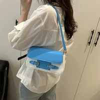 Niche Design Sense Foreign Style Contrast Color Trend Summer New Fashion Casual All-match High-quality Shoulder Crossbody Bag For Women main image 3