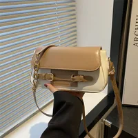 Niche Design Sense Foreign Style Contrast Color Trend Summer New Fashion Casual All-match High-quality Shoulder Crossbody Bag For Women sku image 1