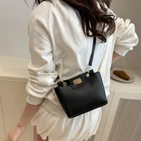 Vintage Small Crowdbag Women's  Summer New Fashionable Texturized Portable Shoulder Bag Casual Simple Crossbody Bag main image 2