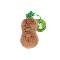 Internet Red Apple Capybara Doll Plush Keychain Banana Capibala Pendant Catch Doll Machine Doll Small Gift main image 5