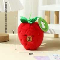 Internet Red Apple Capybara Doll Plush Keychain Banana Capibala Pendant Catch Doll Machine Doll Small Gift sku image 5