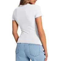 New Women's T-Shirt Slim-Fit Slimming Round Neck Tight Sexy Summer Top Women's Clothing main image 5