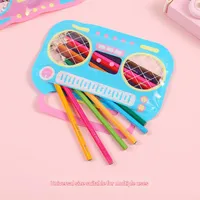 Cartoon Stationery Ornament Ziplock Bag Transparent And Cute Portable Snacks Toy Storage Bag Candy Gifts main image 3